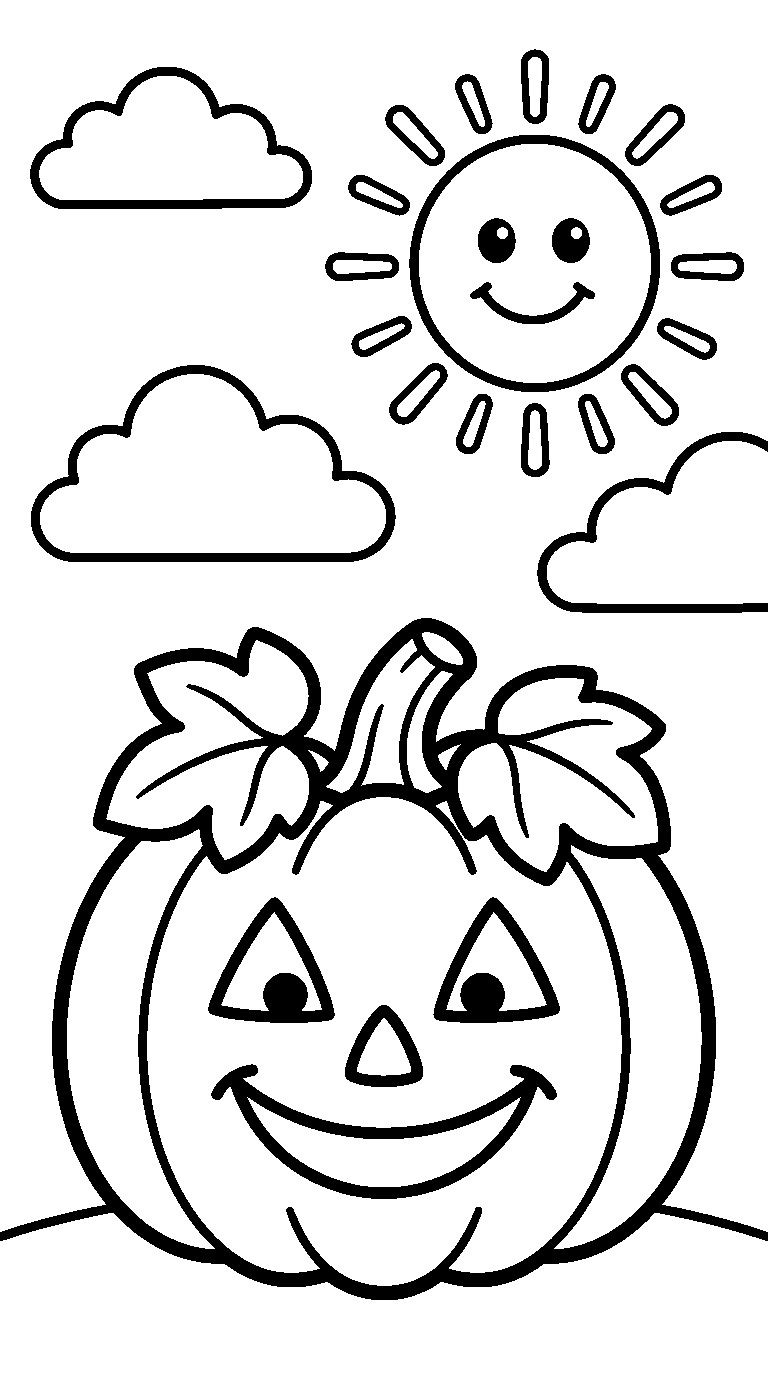 kleurplaat halloween — onder de zon